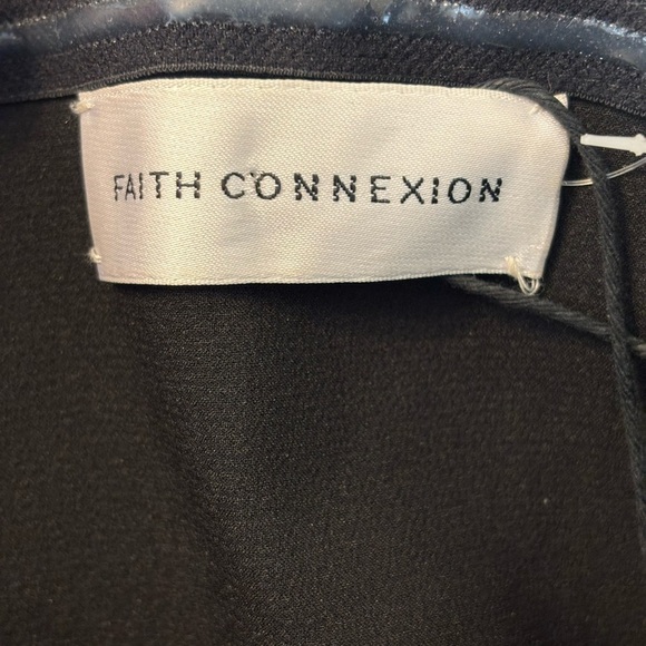 Faith Connexion Color Block Animal Print Strapless Gown High Low Gown Size XS/S - Picture 5 of 6